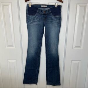 J Brand Mama J 26 Tall Bootcut Heritage Stretch Jeans 31x35 Low Rise Maternity